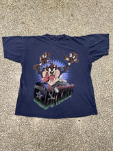 Load image into Gallery viewer, Dallas Cowboys Vintage 1995 Taz Tee Faded Navy ABC Vintage 