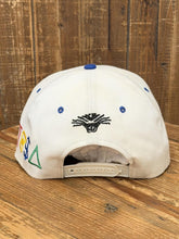 Load image into Gallery viewer, Denver Nuggets Vintage 90s TI$A Custom Snapback White Blue ABC Vintage 