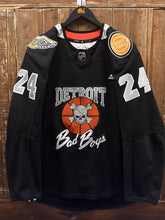 Load image into Gallery viewer, Detroit Bad Boys 1 of 1 Custom Bob Probert Hockey Jersey Black ABC Vintage 