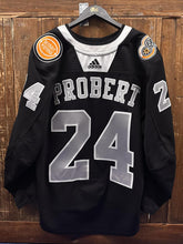 Load image into Gallery viewer, Detroit Bad Boys 1 of 1 Custom Bob Probert Hockey Jersey Black ABC Vintage 