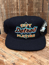 Load image into Gallery viewer, Detroit City Players Vintage 1989 Starter Snapback Black ABC Vintage 
