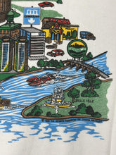 Load image into Gallery viewer, Detroit City View Vintage 1985 Crewneck White ABC Vintage 