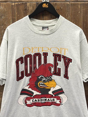 Detroit Cooley Cardinals Vintage 90s Tee Grey ABC Vintage 
