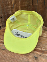 Load image into Gallery viewer, Detroit Firefighters Vintage 90s Snapback Neon Yellow ABC Vintage 