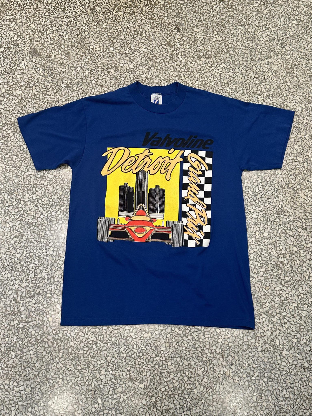 Detroit Grand Prix Vintage 1990 Tee Blue ABC Vintage 