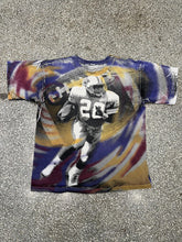 Load image into Gallery viewer, Detroit Lions Barry Sanders Vintage 90s Nike All Over Print Tee ABC Vintage 