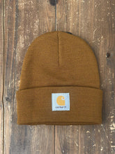 Load image into Gallery viewer, Detroit Lions Carhartt Beanie Brown ABC Vintage 
