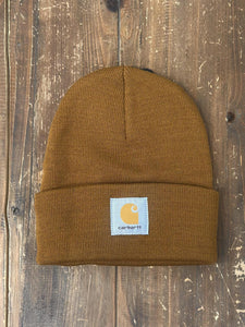 Detroit Lions Carhartt Beanie Brown ABC Vintage 