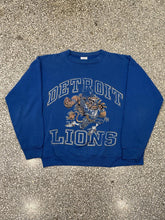 Load image into Gallery viewer, Detroit Lions Vintage 1988 Jack Davis Crewneck Faded Blue ABC Vintage 