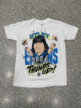 Load image into Gallery viewer, Detroit Lions Vintage 1991 Mike Utley Thumbs Up Tee White ABC Vintage 
