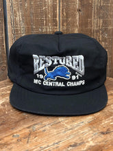 Load image into Gallery viewer, Detroit Lions Vintage 1991 Restored NFC Central Champs Snapback Black (No Tag) ABC Vintage 