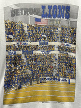 Load image into Gallery viewer, Detroit Lions Vintage 1991 Stadium Cartoon Tee Aged White ABC Vintage 