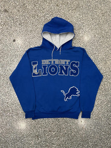 Detroit Lions Vintage 1994 Youth Hoodie Blue ABC Vintage 