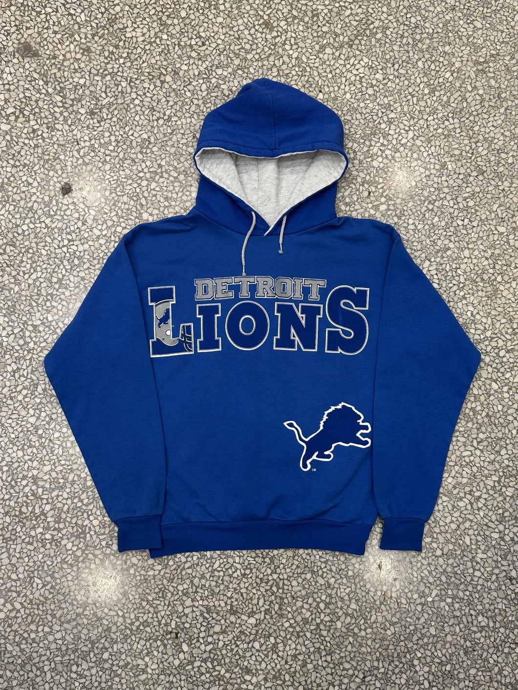 Detroit Lions Vintage 1994 Youth Hoodie Blue ABC Vintage 