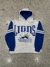 Load image into Gallery viewer, Detroit Lions Vintage 1994 Youth Hoodie Grey Blue ABC Vintage 