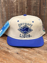 Load image into Gallery viewer, Detroit Lions Vintage 1995 Starter Snapback Sand Blue ABC Vintage 
