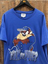 Load image into Gallery viewer, Detroit Lions Vintage 1996 Taz Fan or Foe Blue ABC Vintage 