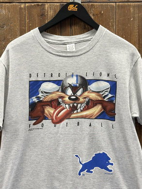 Detroit Lions Vintage 1997 Taz Tee Grey ABC Vintage 