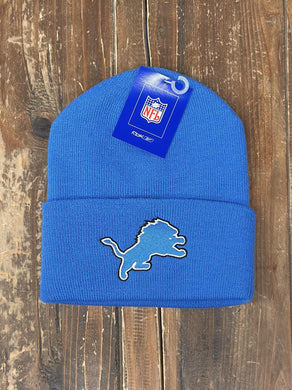 Detroit Lions Vintage 2000s Reebok Beanie Blue ABC Vintage 