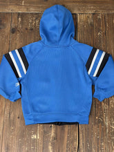 Load image into Gallery viewer, Detroit Lions Vintage 2000s Youth Reebok Zip Up Hoodie Blue Black ABC Vintage 