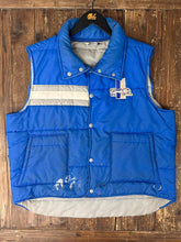 Load image into Gallery viewer, Detroit Lions Vintage 70s Puffer Vest Blue ABC Vintage 