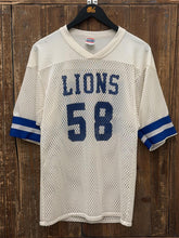 Load image into Gallery viewer, Detroit Lions Vintage 80s #58 Mesh Empire Jersey Cream ABC Vintage 
