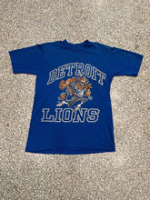 Load image into Gallery viewer, Detroit Lions Vintage 80s Jack Davis Tee Paper Thin Blue ABC Vintage 