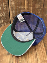 Load image into Gallery viewer, Detroit Lions Vintage 80s New Era Trucker Hat Blue Grey ABC Vintage 
