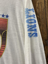 Load image into Gallery viewer, Detroit Lions Vintage 80s QB L/S Tee Paper Thin White ABC Vintage 