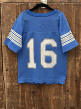 Load image into Gallery viewer, Detroit Lions Vintage 80s Youth #16 Rawlings Jersey Blue ABC Vintage 