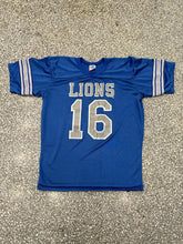 Load image into Gallery viewer, Detroit Lions Vintage 90s #16 Rawlings Football Jersey Faded Blue ABC Vintage 