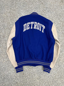 Detroit Lions Vintage 90s 1952 Championship Wool Leather Varsity Jacket ABC Vintage 