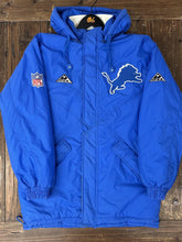 Load image into Gallery viewer, Detroit Lions Vintage 90s Apex Long Parka ABC Vintage 