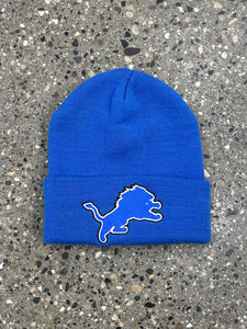 Detroit Lions Vintage 90s Beanie Blue ABC Vintage 