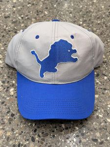 Detroit Lions Vintage 90s Blue Lion Patch Snapback Grey Blue ABC Vintage 