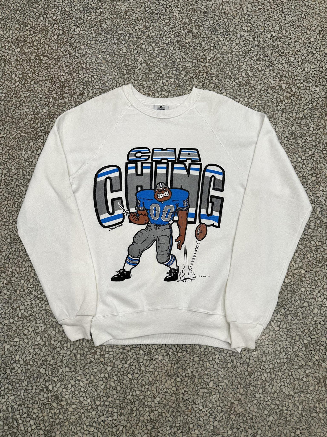 Detroit Lions Vintage 90s Cha Ching Crewneck White ABC Vintage 