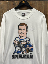 Load image into Gallery viewer, Detroit Lions Vintage 90s Chris Spielman Autographed L/S Tee White ABC Vintage 