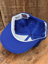 Load image into Gallery viewer, Detroit Lions Vintage 90s Huddles Script Logo Snapback Royal Blue ABC Vintage 