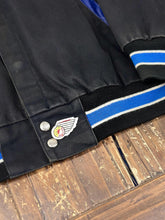 Load image into Gallery viewer, Detroit Lions Vintage 90s Jeff Hamilton Leather Bomber Jacket ABC Vintage 