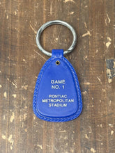 Load image into Gallery viewer, Detroit Lions Vintage 90s Keychain Game No.1 Pontiac Metropolitan Stadium ABC Vintage 