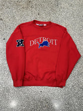 Load image into Gallery viewer, Detroit Lions Vintage 90s Lee Sport Crewneck Red ABC Vintage 