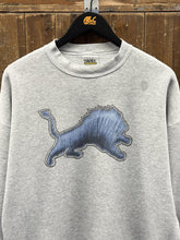 Load image into Gallery viewer, Detroit Lions Vintage 90s Sketch Logo Crewneck Faded Grey ABC Vintage 