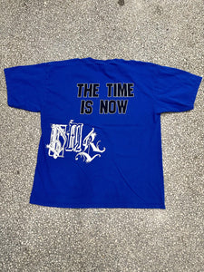 Detroit Lions Vintage 90s The Time Is Now Custom Print Faded Blue ABC Vintage 