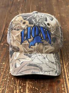 Detroit Lions Vintage 90s Tree Camo Snapback ABC Vintage 