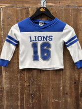 Load image into Gallery viewer, Detroit Lions Vintage 90s Youth #16 Jersey Shirt White Blue ABC Vintage 
