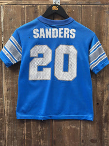 Detroit Lions Vintage 90s Youth Barry Sanders Starter Jersey Blue ABC Vintage 