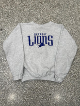 Load image into Gallery viewer, Detroit Lions Vintage 90s Youth Crewneck Grey ABC Vintage 