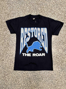 Detroit Lions Vintage 90s Youth Restored The Roar Tee Black ABC Vintage 