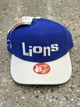 Load image into Gallery viewer, Detroit Lions Vintage 90s Youth Snapback Blue White ABC Vintage 