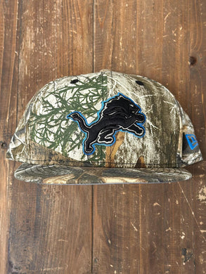 Detroit Lions Vintage New Era Tree Camo Snapback ABC Vintage 